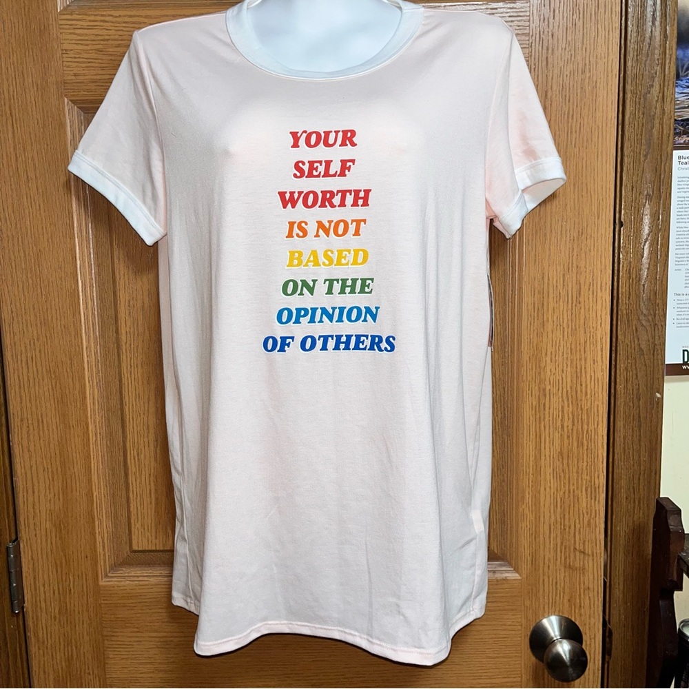 LuLaRoe Multicolor Graphic Tee - White